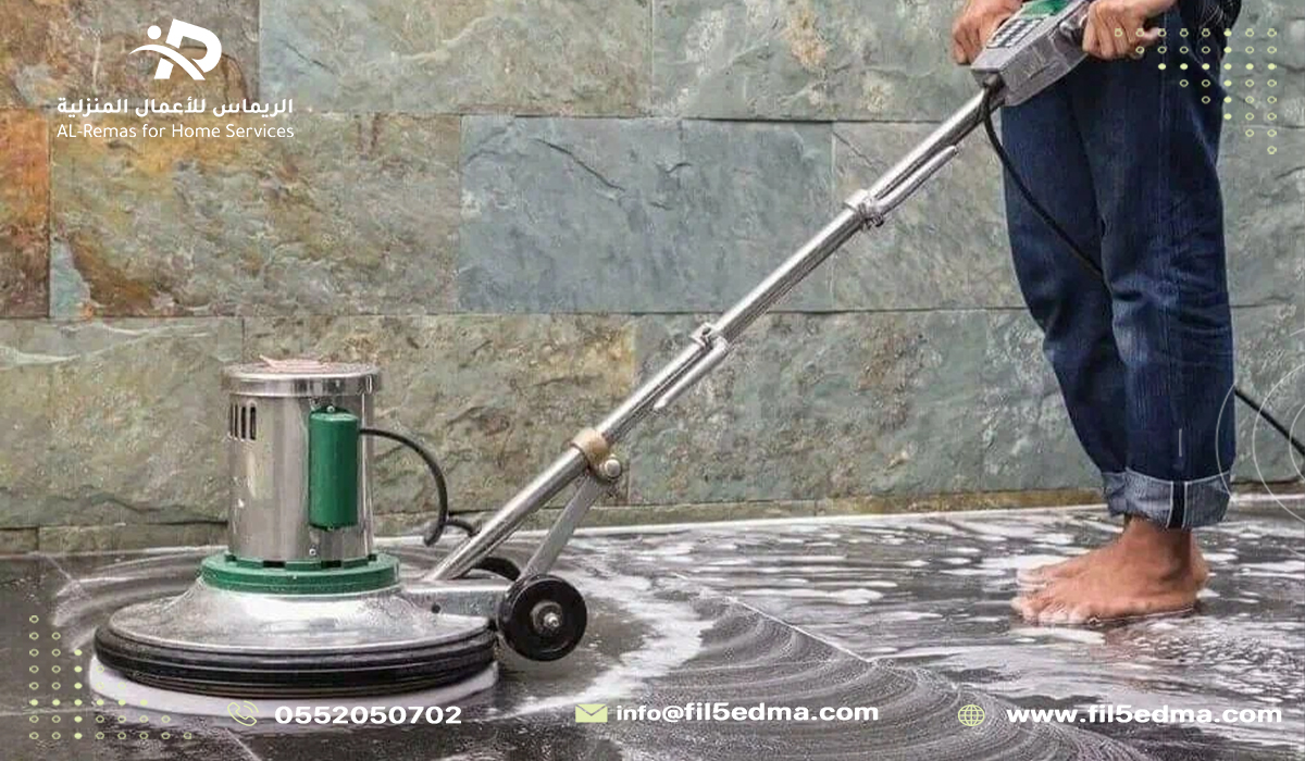 ما أهمية جلي البلاط والرخام؟